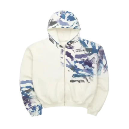 SKYLRK Zip Hoodie Wave Camo