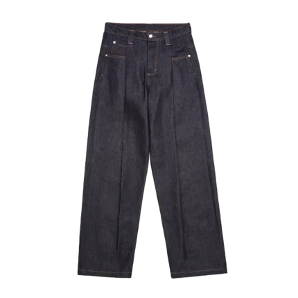 SKYLRK PLEATED DENIM JEAN RAW