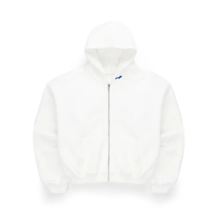 Skylrk Full-Zip Hoodie – Optic White