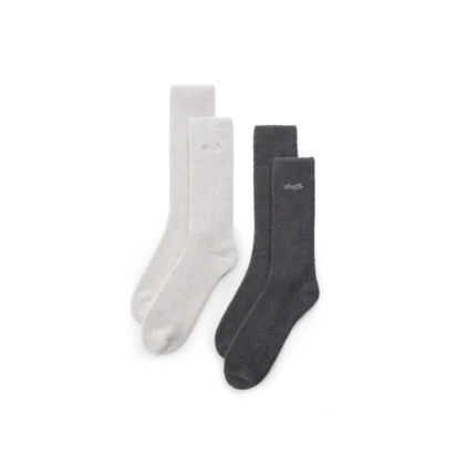 SKYLRK Thin Loop Sock 2-Pack (Hailey Grey/Jet)