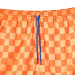 SKYLRK Checker Short Orange - Image 3