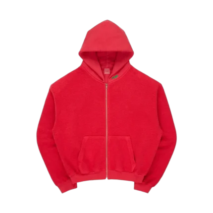 SKYLARK Reverse Zip Hoodie Apple in an apple colorway